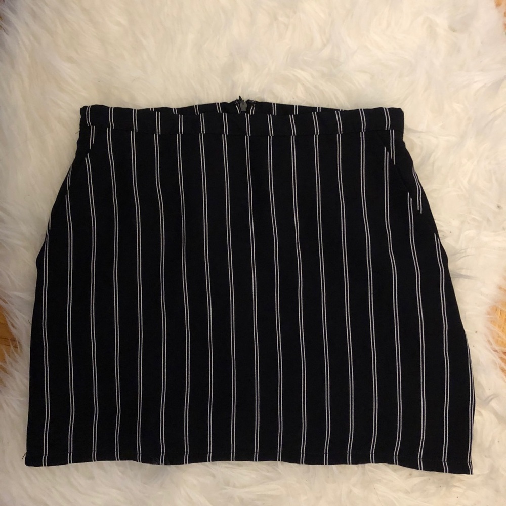 skirt with stripes